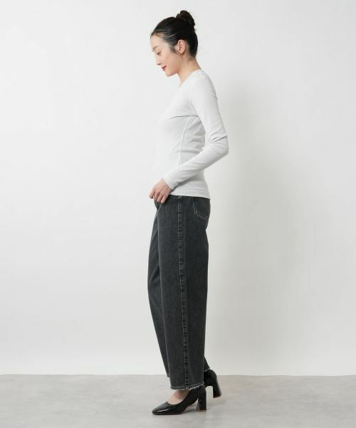 NEMIKA / ネミカ Tシャツ | クルーネックトップス【THREE DOTS】 | 詳細5