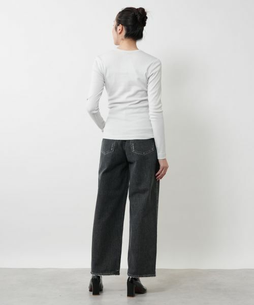 NEMIKA / ネミカ Tシャツ | クルーネックトップス【THREE DOTS】 | 詳細6