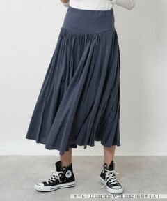 NEMIKA / ネミカ ミニ・ひざ丈スカート | ジャージーフレアスカート【THREE DOTS】