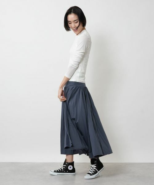 NEMIKA / ネミカ ミニ・ひざ丈スカート | ジャージーフレアスカート【THREE DOTS】 | 詳細11