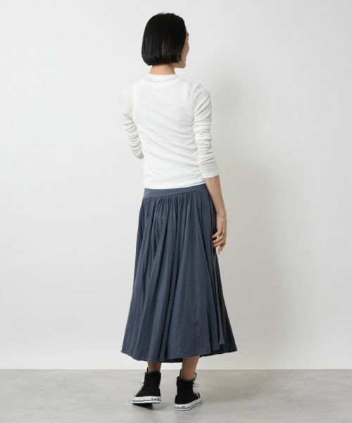 NEMIKA / ネミカ ミニ・ひざ丈スカート | ジャージーフレアスカート【THREE DOTS】 | 詳細12