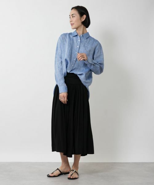 NEMIKA / ネミカ ミニ・ひざ丈スカート | ジャージーフレアスカート【THREE DOTS】 | 詳細13