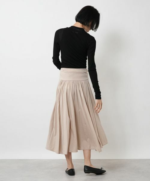 NEMIKA / ネミカ ミニ・ひざ丈スカート | ジャージーフレアスカート【THREE DOTS】 | 詳細3