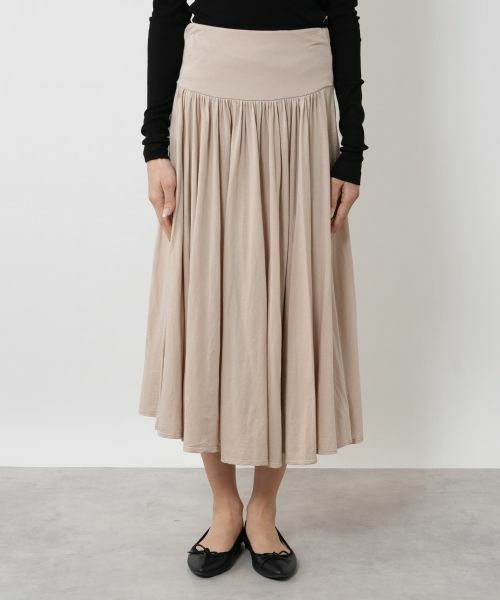 NEMIKA / ネミカ ミニ・ひざ丈スカート | ジャージーフレアスカート【THREE DOTS】 | 詳細4