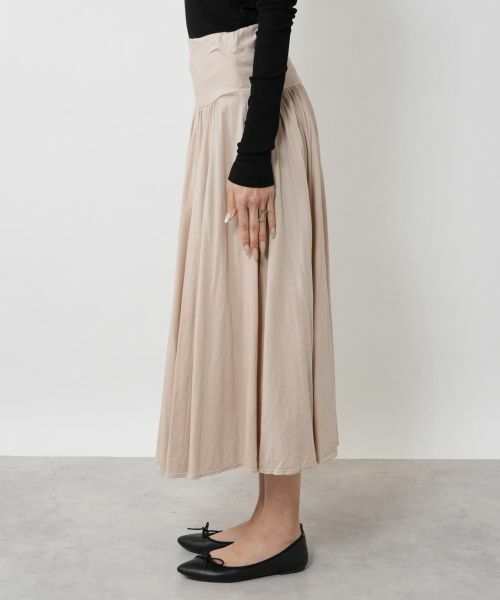 NEMIKA / ネミカ ミニ・ひざ丈スカート | ジャージーフレアスカート【THREE DOTS】 | 詳細5