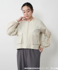 NEMIKA / ネミカ テーラードジャケット | クロップドノーカラージャケット【THREE DOTS】