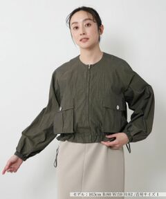 NEMIKA / ネミカ テーラードジャケット | クロップドノーカラージャケット【THREE DOTS】