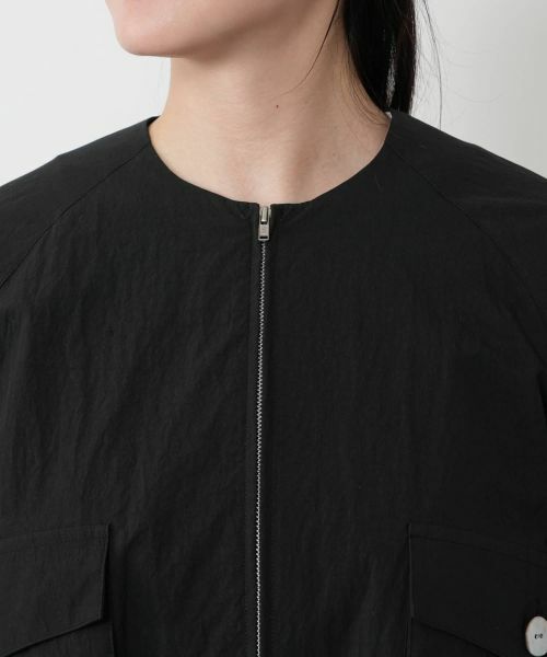 NEMIKA / ネミカ テーラードジャケット | クロップドノーカラージャケット【THREE DOTS】 | 詳細13