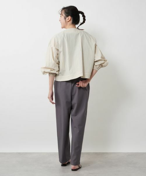 NEMIKA / ネミカ テーラードジャケット | クロップドノーカラージャケット【THREE DOTS】 | 詳細6