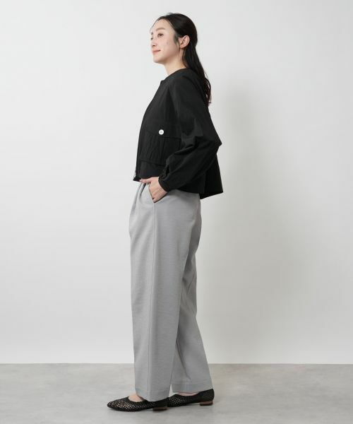 NEMIKA / ネミカ テーラードジャケット | クロップドノーカラージャケット【THREE DOTS】 | 詳細8