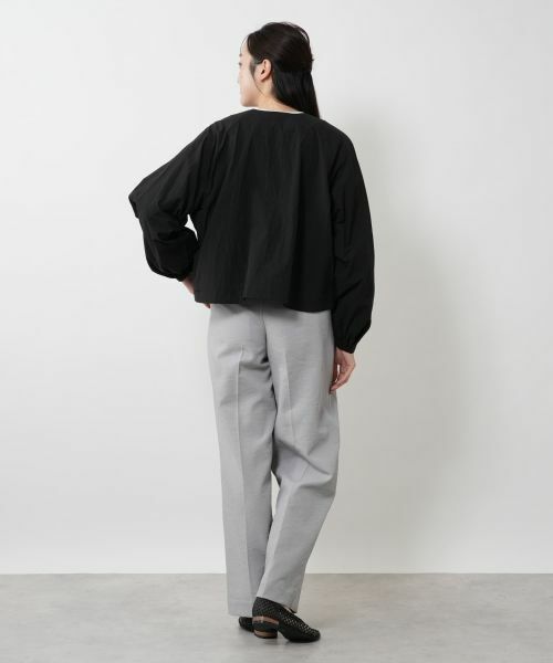 NEMIKA / ネミカ テーラードジャケット | クロップドノーカラージャケット【THREE DOTS】 | 詳細9