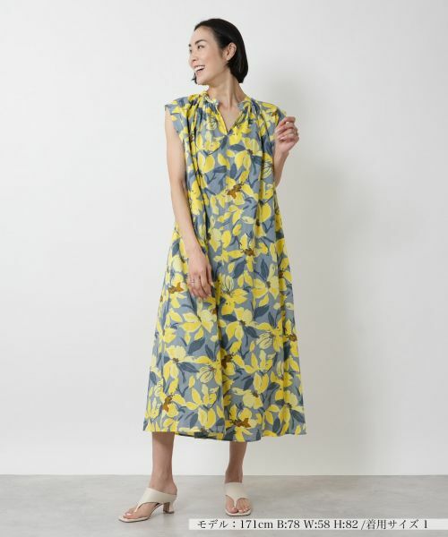 NEMIKA / ネミカ ドレス | フラワープリントワンピース【THREE DOTS】 | 詳細1