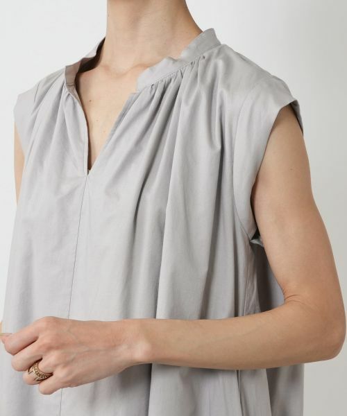 NEMIKA / ネミカ ドレス | ギャザーデザインワンピース【THREE DOTS】 | 詳細12