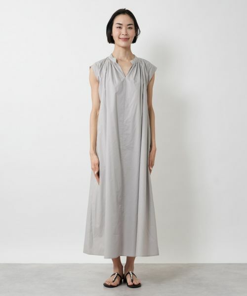 NEMIKA / ネミカ ドレス | ギャザーデザインワンピース【THREE DOTS】 | 詳細7