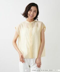 NEMIKA / ネミカ シャツ・ブラウス | ドットエンブロイダリーフレンチシャツ【TICCA】