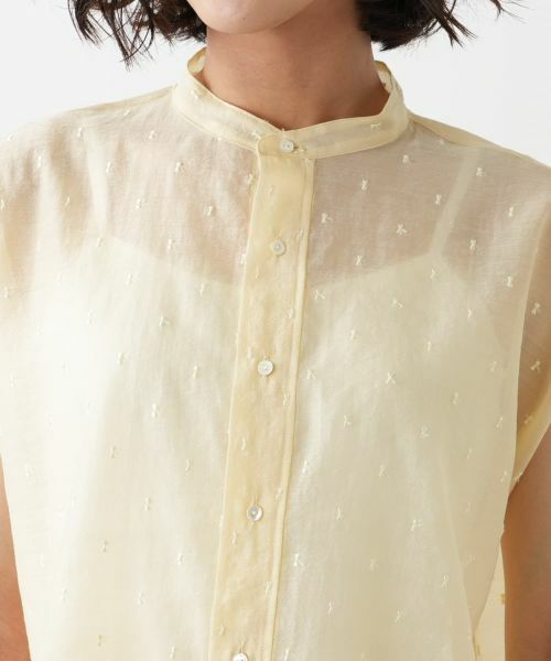 NEMIKA / ネミカ シャツ・ブラウス | ドットエンブロイダリーフレンチシャツ【TICCA】 | 詳細10