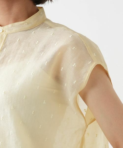 NEMIKA / ネミカ シャツ・ブラウス | ドットエンブロイダリーフレンチシャツ【TICCA】 | 詳細12