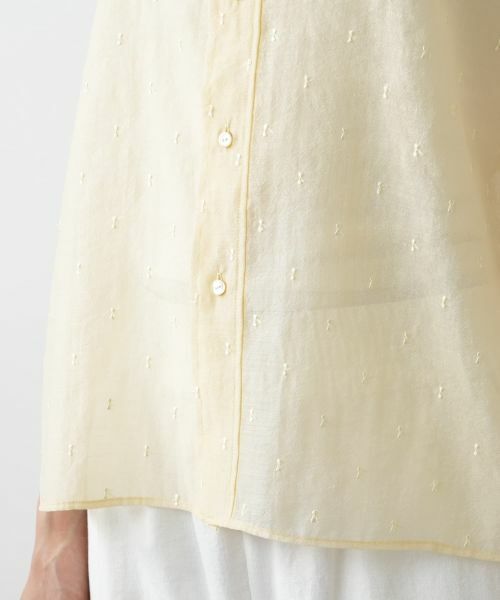 NEMIKA / ネミカ シャツ・ブラウス | ドットエンブロイダリーフレンチシャツ【TICCA】 | 詳細13