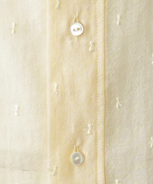 NEMIKA / ネミカ シャツ・ブラウス | ドットエンブロイダリーフレンチシャツ【TICCA】 | 詳細14