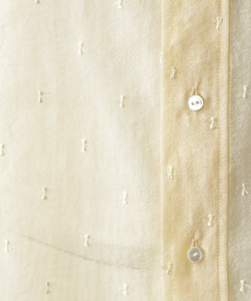 NEMIKA / ネミカ シャツ・ブラウス | ドットエンブロイダリーフレンチシャツ【TICCA】 | 詳細15