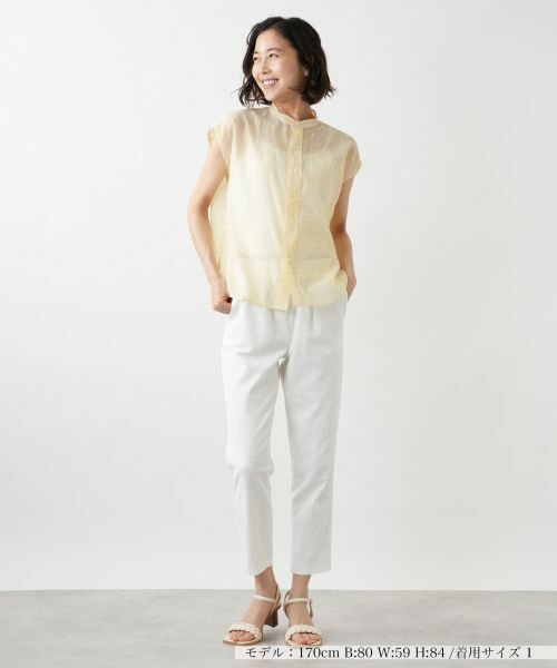 NEMIKA / ネミカ シャツ・ブラウス | ドットエンブロイダリーフレンチシャツ【TICCA】 | 詳細4