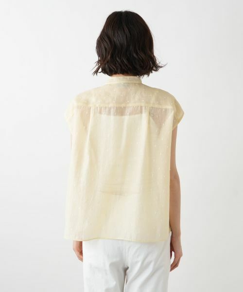 NEMIKA / ネミカ シャツ・ブラウス | ドットエンブロイダリーフレンチシャツ【TICCA】 | 詳細9