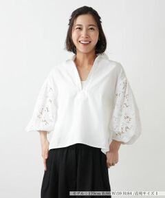 NEMIKA / ネミカ シャツ・ブラウス | レーススリーブシャツ【TICCA】