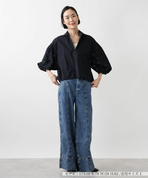 NEMIKA / ネミカ シャツ・ブラウス | レーススリーブシャツ【TICCA】 | 詳細4