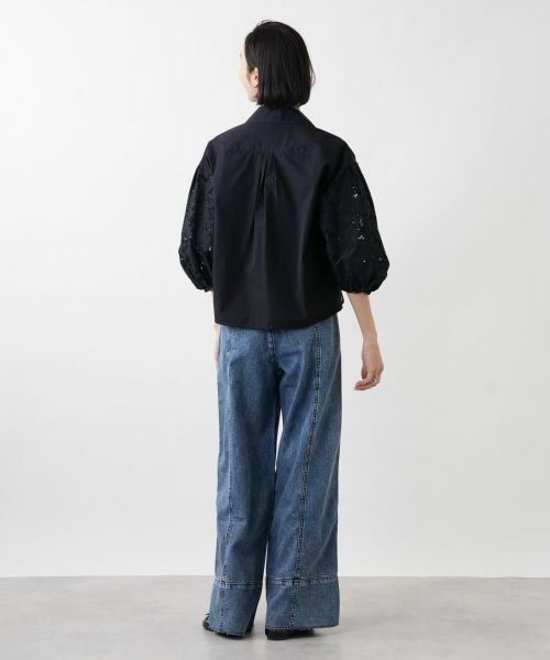 NEMIKA / ネミカ シャツ・ブラウス | レーススリーブシャツ【TICCA】 | 詳細6