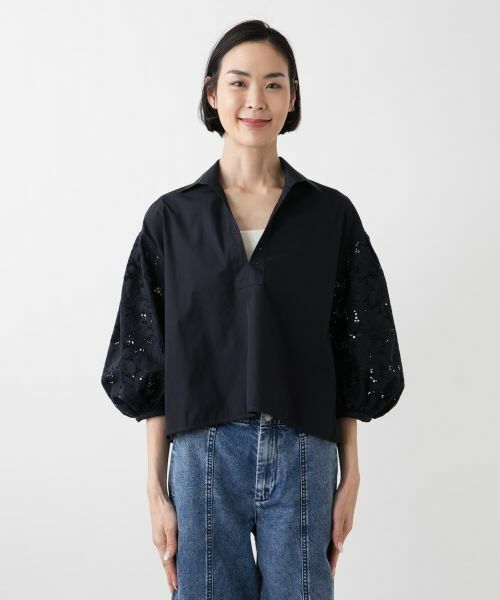 NEMIKA / ネミカ シャツ・ブラウス | レーススリーブシャツ【TICCA】 | 詳細7