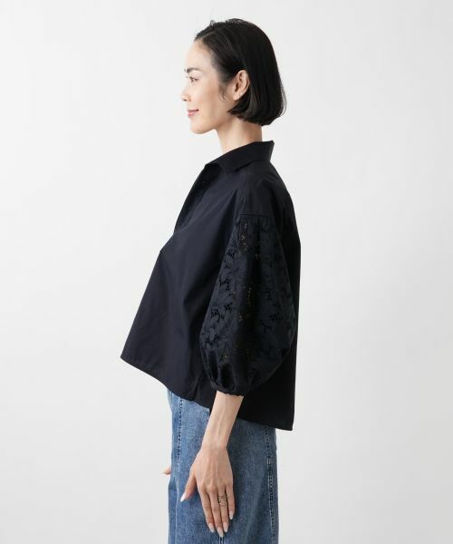 NEMIKA / ネミカ シャツ・ブラウス | レーススリーブシャツ【TICCA】 | 詳細8