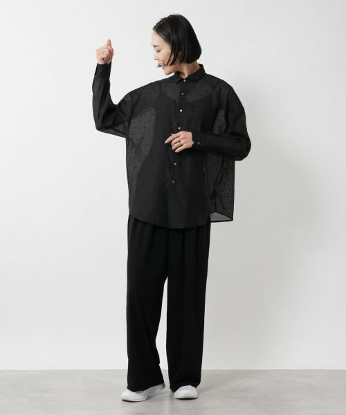 NEMIKA / ネミカ シャツ・ブラウス | 刺繍柄ルーズフィットシャツ【TICCA】 | 詳細12