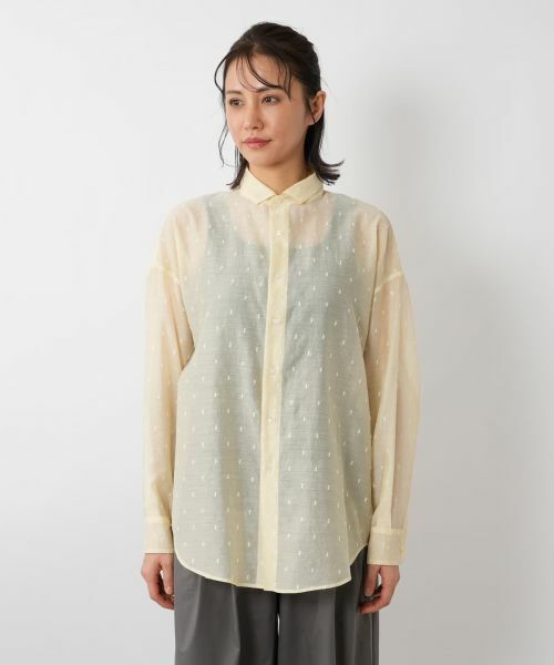 NEMIKA / ネミカ シャツ・ブラウス | 刺繍柄ルーズフィットシャツ【TICCA】 | 詳細4