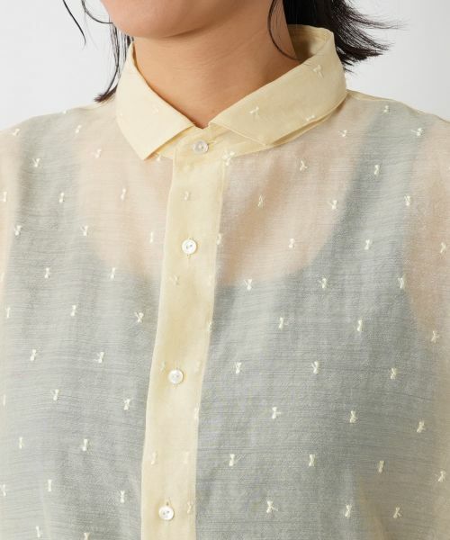 NEMIKA / ネミカ シャツ・ブラウス | 刺繍柄ルーズフィットシャツ【TICCA】 | 詳細7