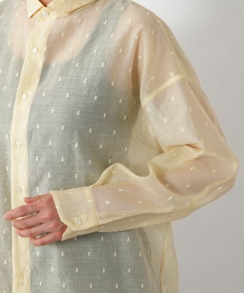 NEMIKA / ネミカ シャツ・ブラウス | 刺繍柄ルーズフィットシャツ【TICCA】 | 詳細9