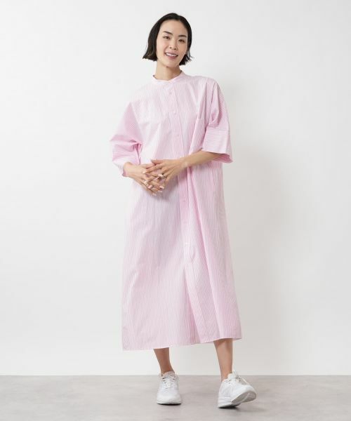 NEMIKA / ネミカ ドレス | ストライプバンドカラーワンピース【TICCA】 | 詳細14