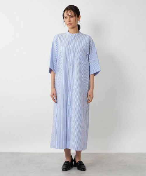 NEMIKA / ネミカ ドレス | ストライプバンドカラーワンピース【TICCA】 | 詳細4
