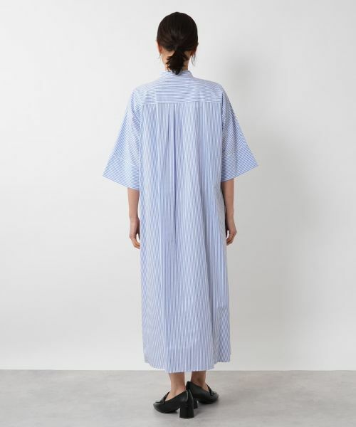 NEMIKA / ネミカ ドレス | ストライプバンドカラーワンピース【TICCA】 | 詳細6