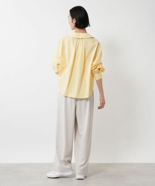 NEMIKA / ネミカ シャツ・ブラウス | ストライプワイドカラーシャツ【TICCA】 | 詳細15