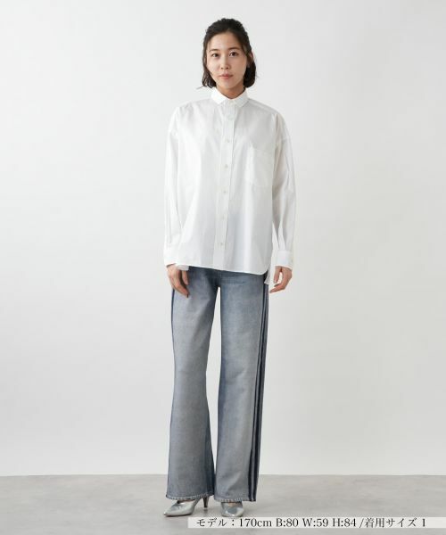 NEMIKA / ネミカ シャツ・ブラウス | オーバーサイズコットンシャツ【TICCA】 | 詳細1