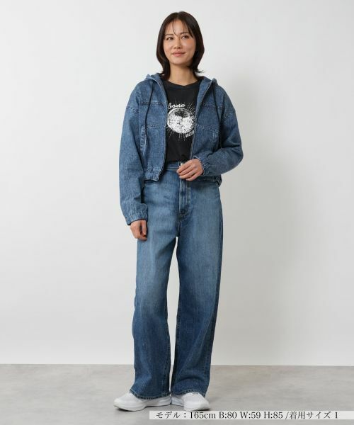 セール】 デニムプリントフーディージャケット【RAG&BONE