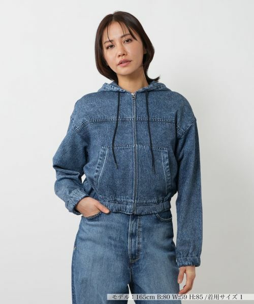 セール】 デニムプリントフーディージャケット【RAG&BONE