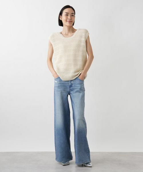 NEMIKA / ネミカ テーラードジャケット | ボーダーニットプルオーバー【LES TRICOTS D'O】 | 詳細1