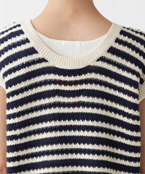 NEMIKA / ネミカ テーラードジャケット | ボーダーニットプルオーバー【LES TRICOTS D'O】 | 詳細11