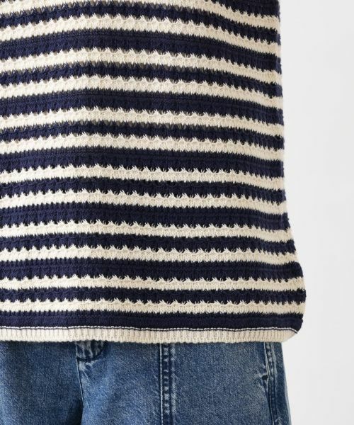 NEMIKA / ネミカ テーラードジャケット | ボーダーニットプルオーバー【LES TRICOTS D'O】 | 詳細13