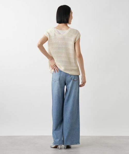 NEMIKA / ネミカ テーラードジャケット | ボーダーニットプルオーバー【LES TRICOTS D'O】 | 詳細3