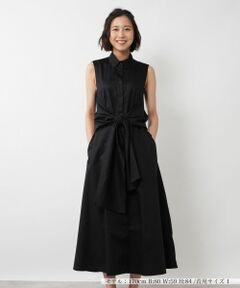 NEMIKA / ネミカ ドレス | フロントリボンノースリーブワンピース【DEVOTION TWINS】