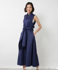 NEMIKA / ネミカ ドレス | フロントリボンノースリーブワンピース【DEVOTION TWINS】