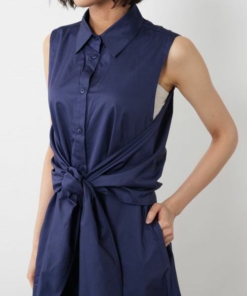 NEMIKA / ネミカ ドレス | フロントリボンノースリーブワンピース【DEVOTION TWINS】 | 詳細12