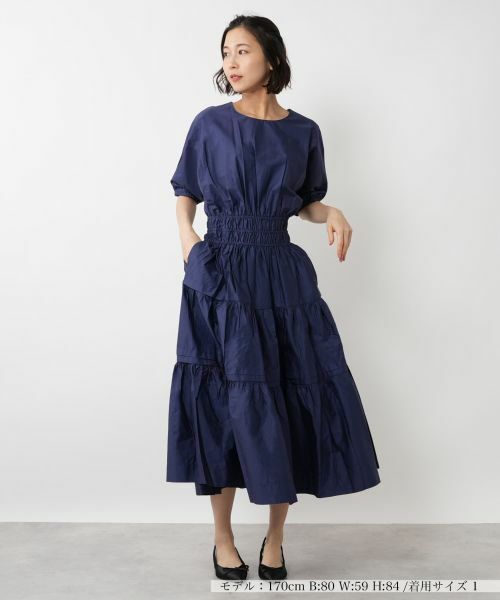 NEMIKA / ネミカ ドレス | ギャザーデザインワンピース【DEVOTION TWINS】 | 詳細4